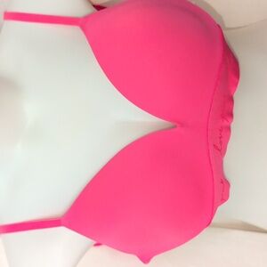 Victoria's Secret PINK Bra 36D Where Everywhere Wireless Pushup Lightly Lined